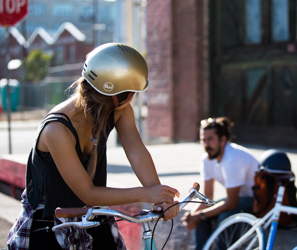 Thousand bike cheap helmet gold