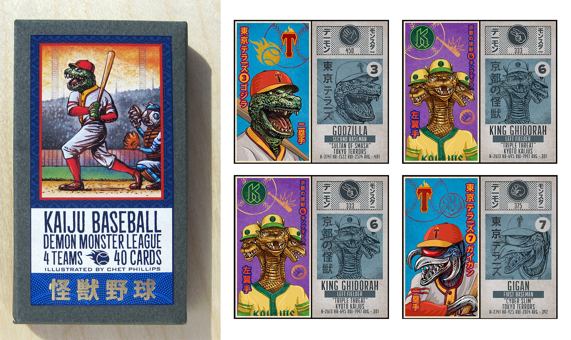 Kaiju Baseball Cards