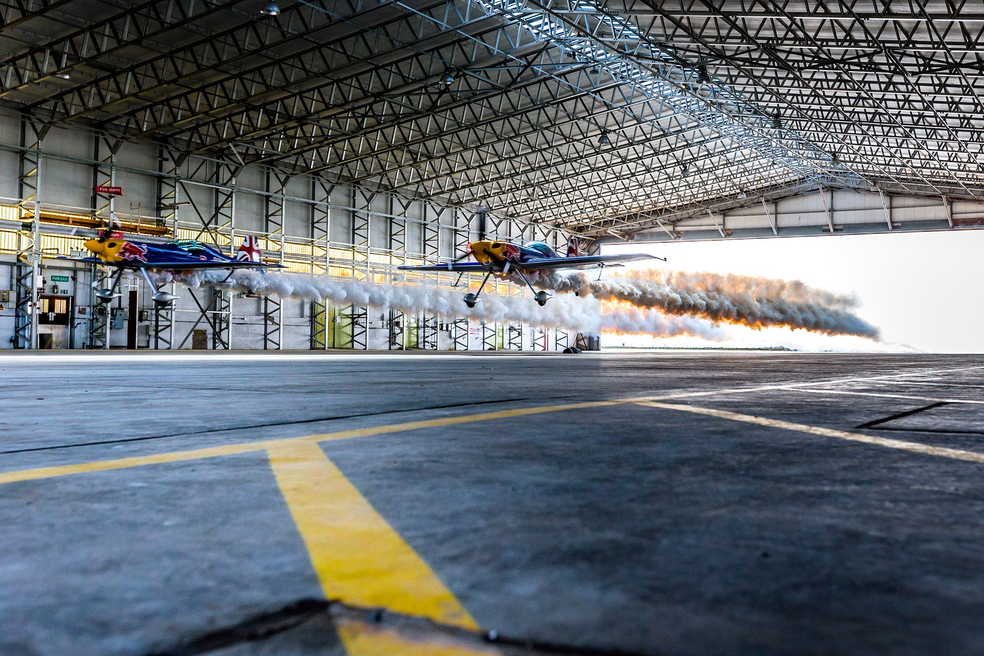 Formation Hangar Fly-Through