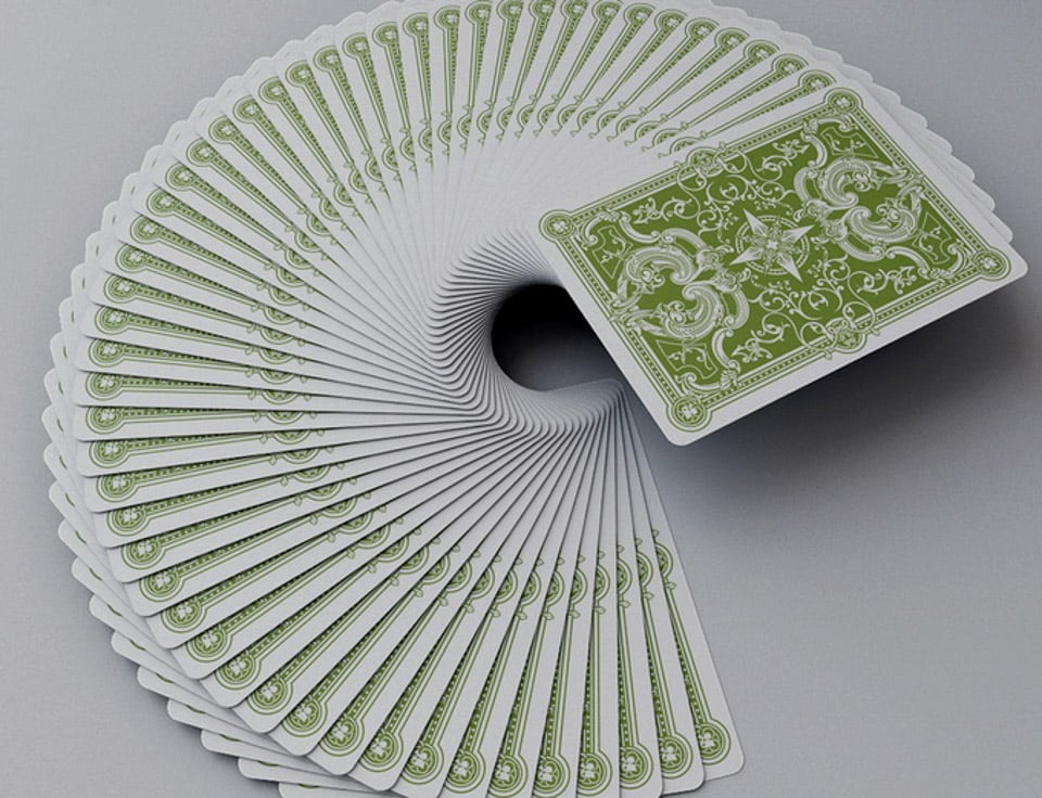 TriKard Viridian Playing Cards