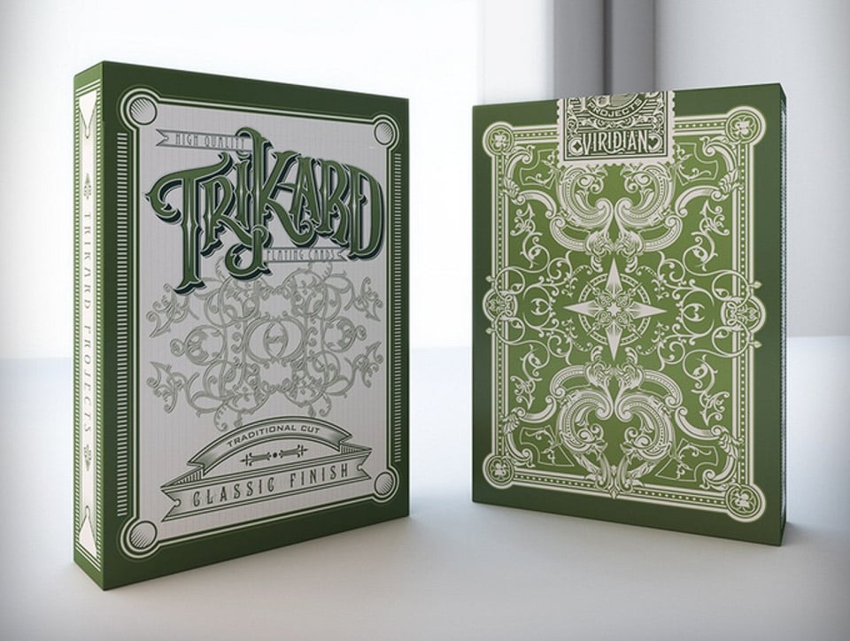 TriKard Viridian Playing Cards