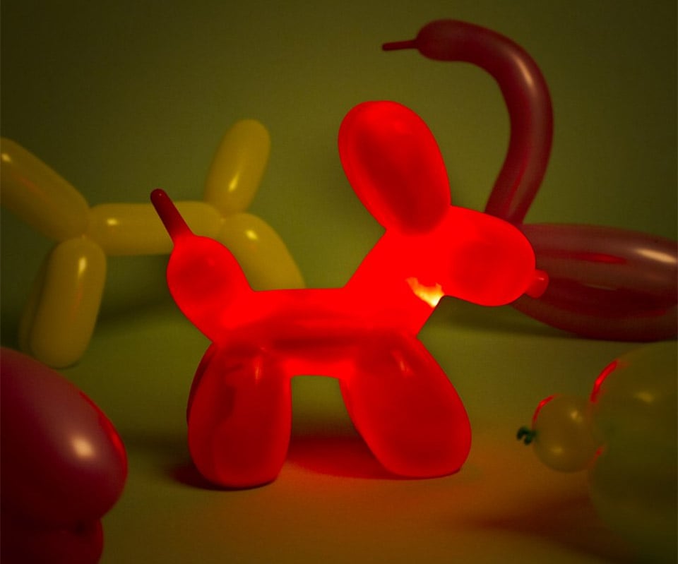 Balloon Dog Lamp