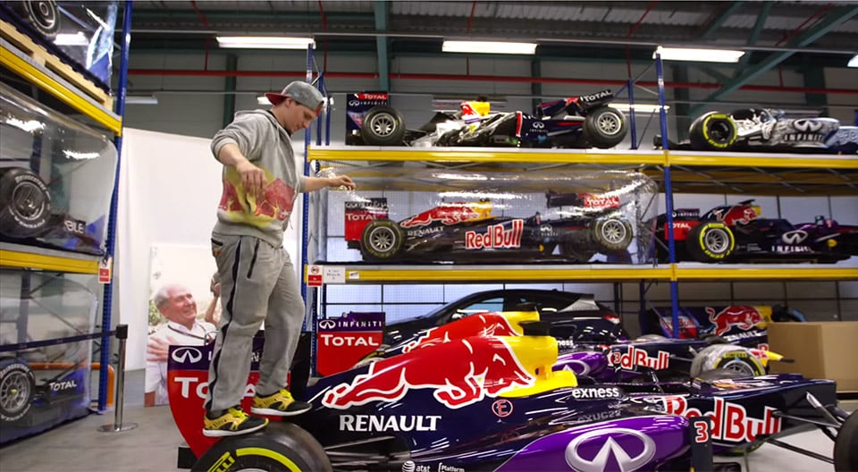 Freerunning in the F1 Factory