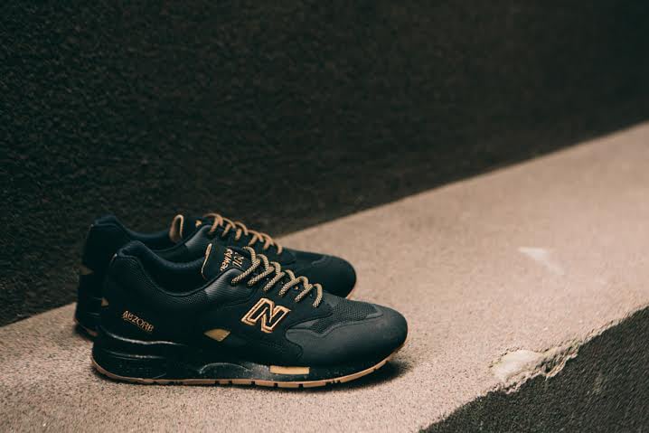 new balance 1600 black and gold