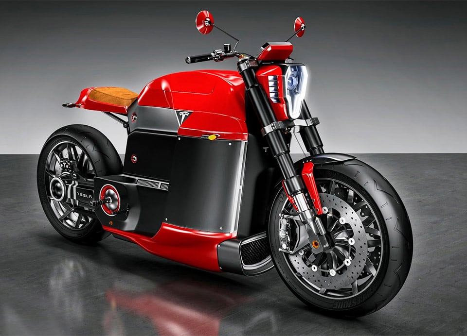 Tesla M Motorcycle Concept