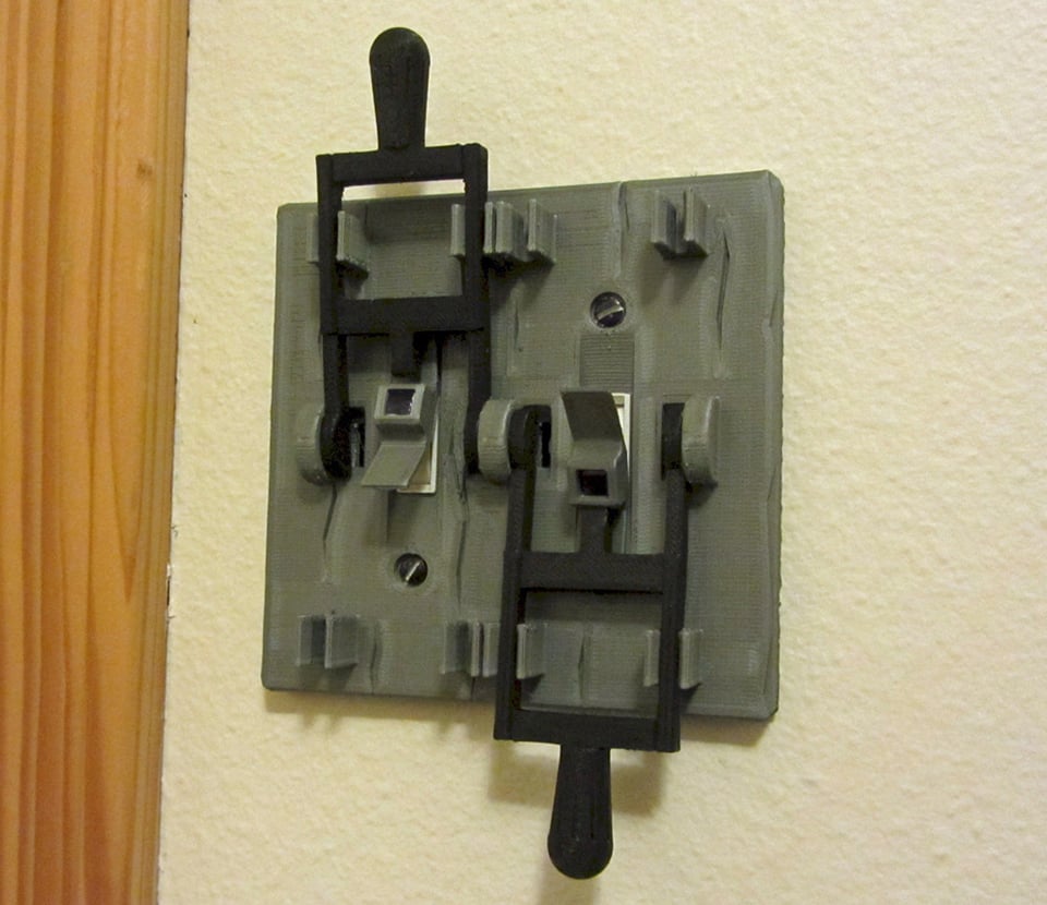 Frankenstein Light Switch Plate