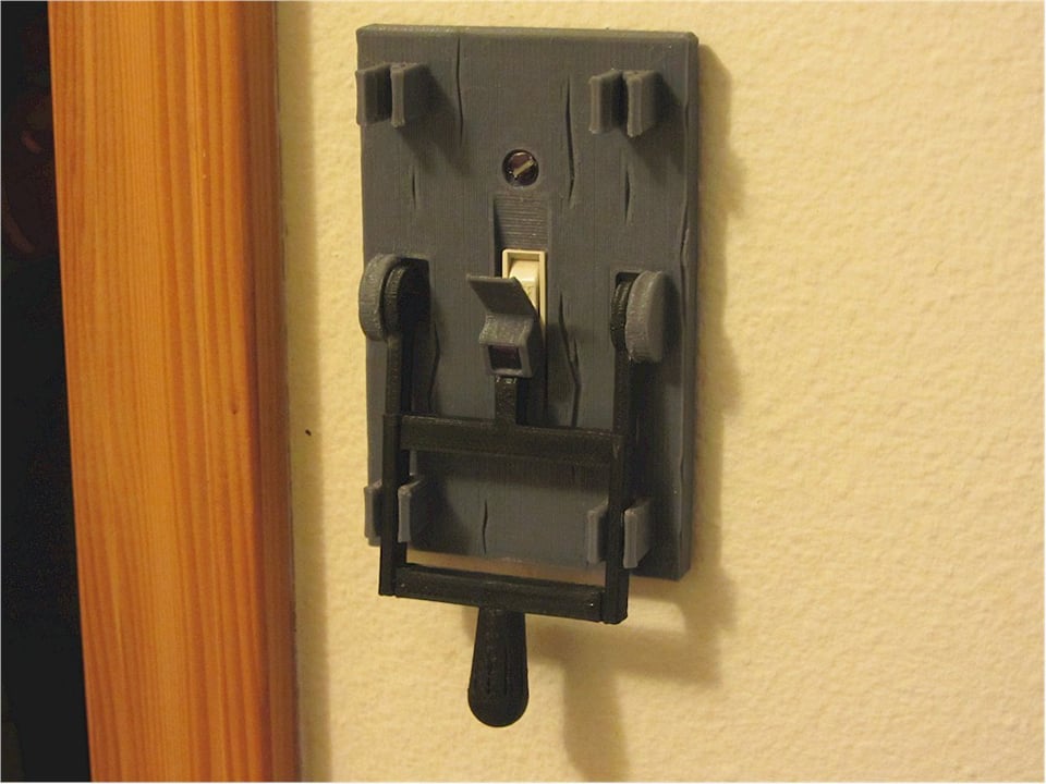 Frankenstein Light Switch Plate