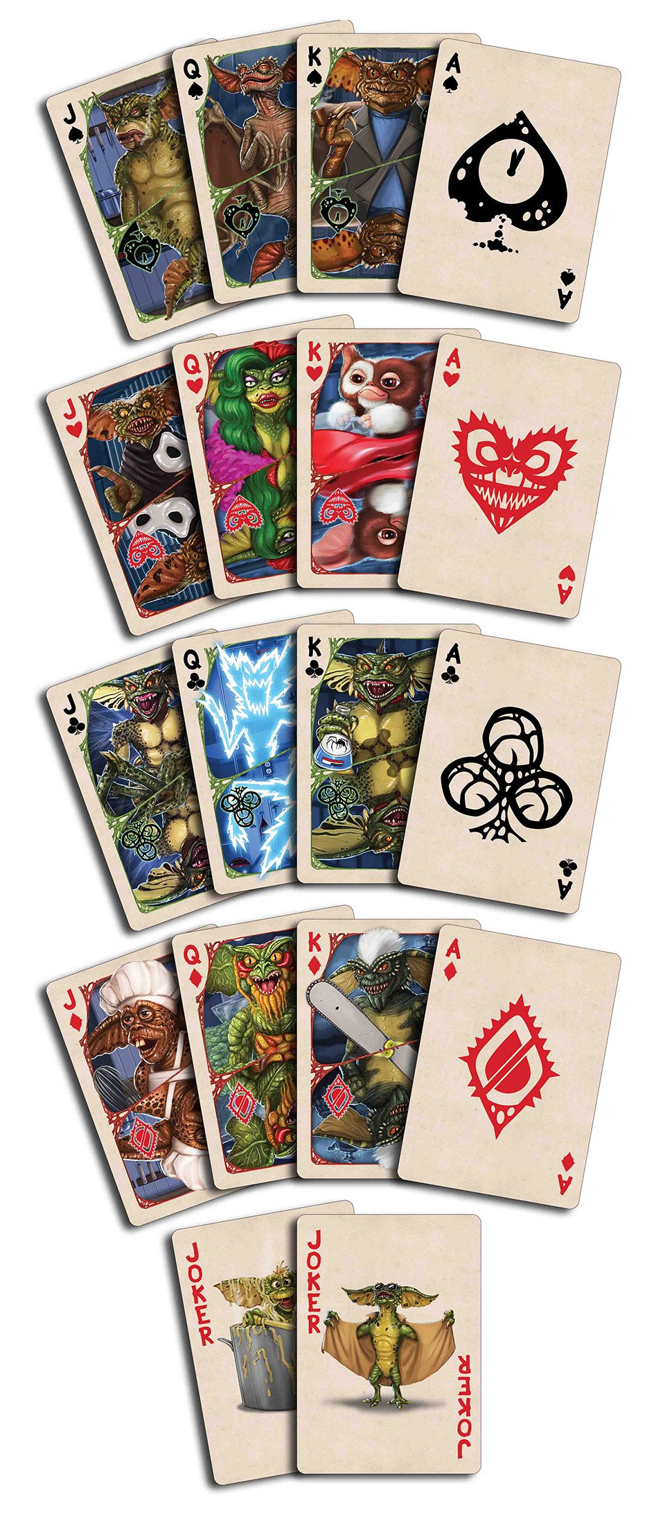 Gremlins Playing Cards