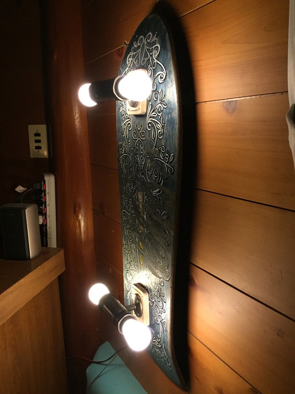 Skateboard Wall Lights