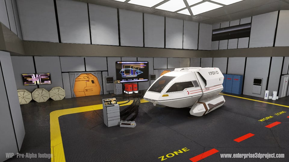 Starship Enterprise-D Virtual Tour