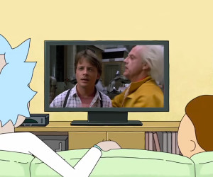 Rick & Morty Watch Back to the Future