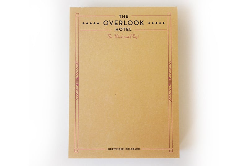 Fictional Hotel Notepads