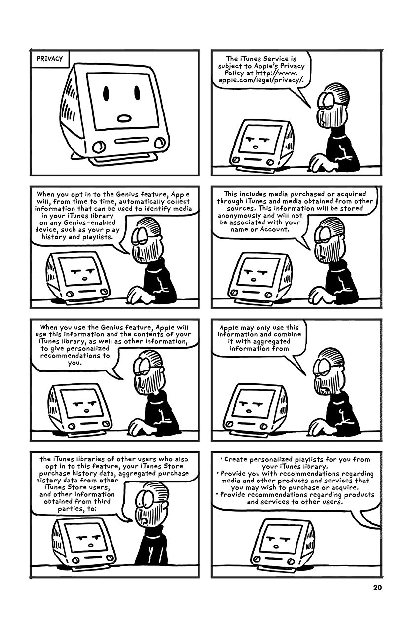 iTunes Terms & Conditions Comics