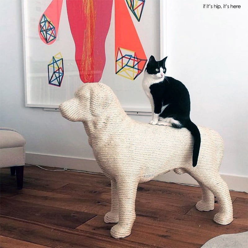 Dog-shaped Scratching Post