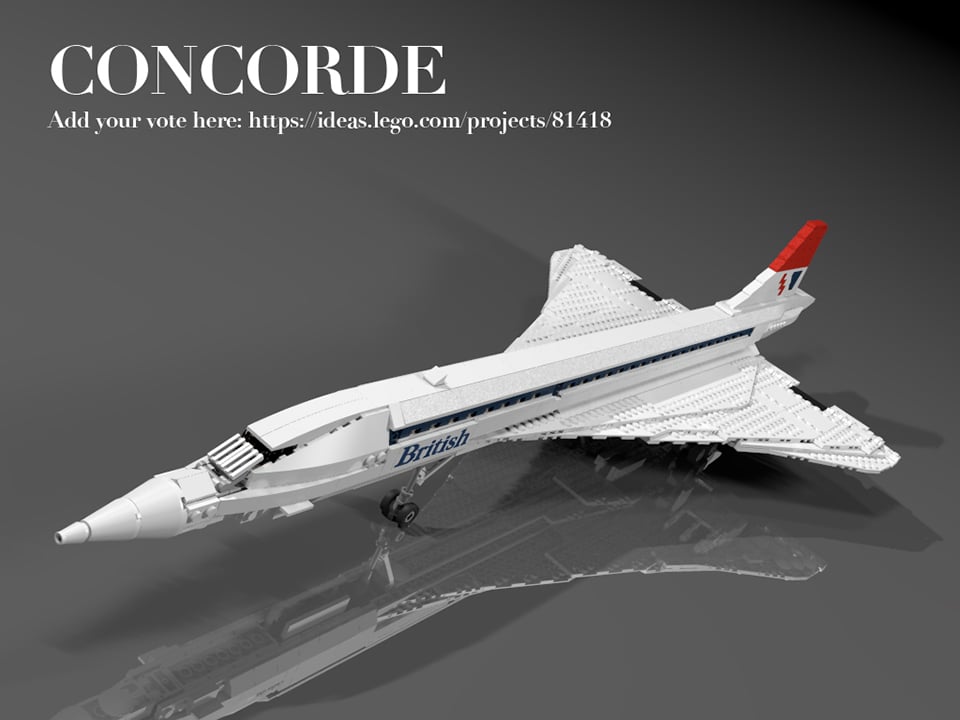 LEGO Concorde Concept