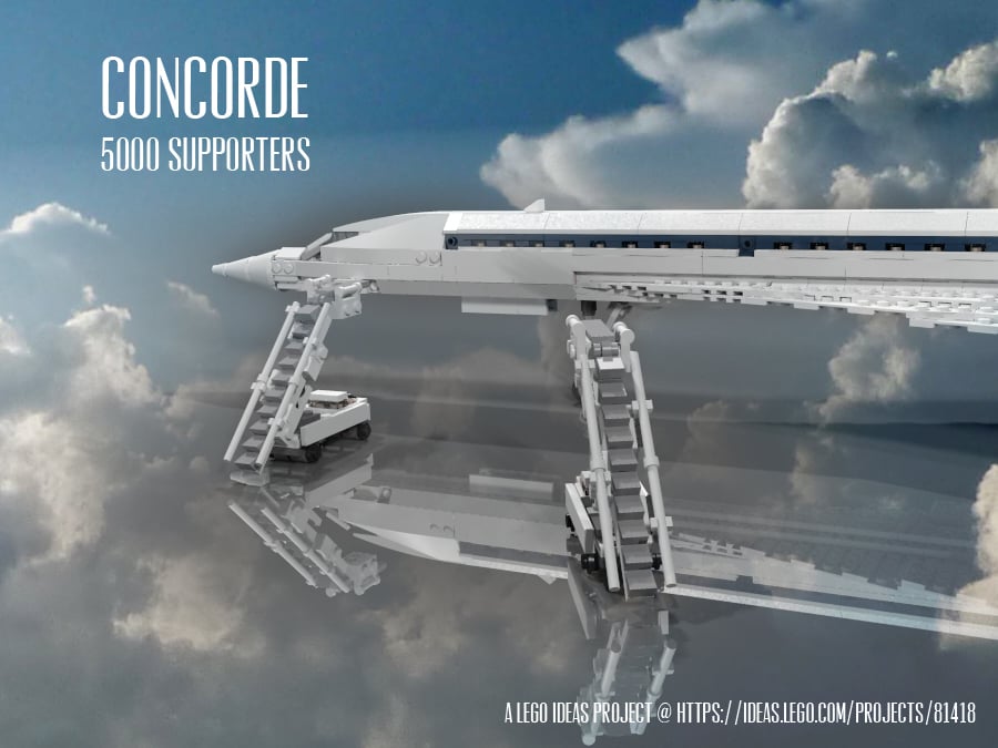 LEGO Concorde Concept