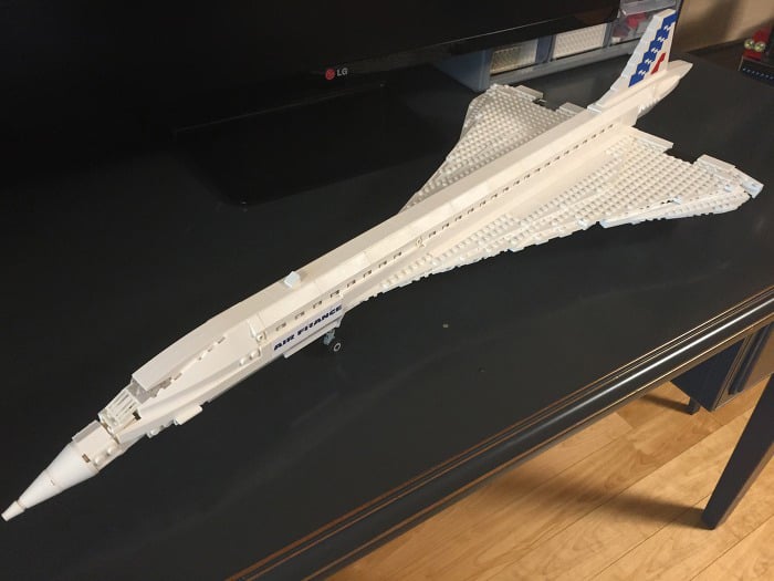 LEGO Concorde Concept The Awesomer