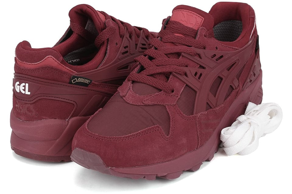 asics gel kayano maroon