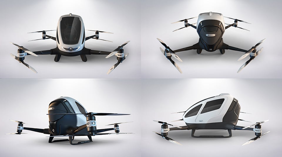 Ehang 184 Autonomous Aerial Vehicle