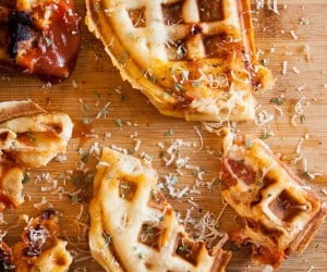How to Make Pizza Waffles