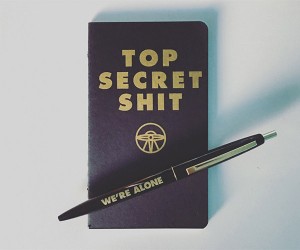 Top Secret Notebook & Pen