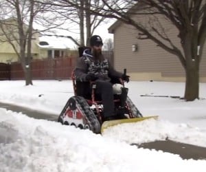 Wheelchair Snowplow