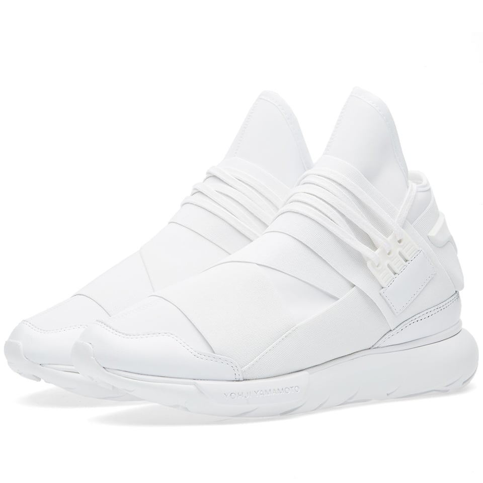 Y-3 Qasa High Triple White