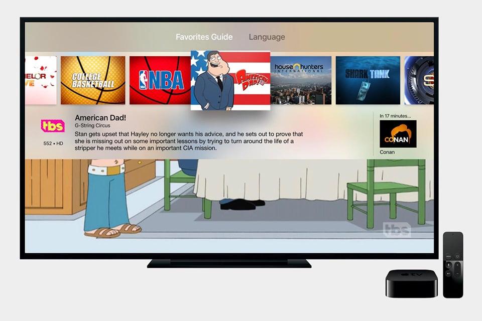 Channels for Apple TV