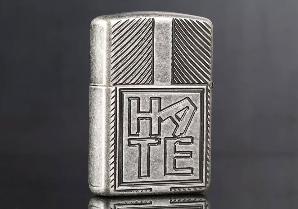 HATE Project Zippo Lighters