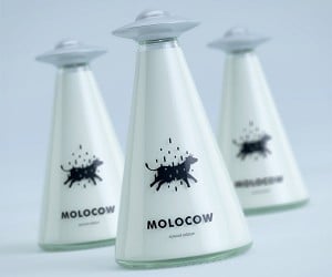 Alien Abduction Milk Bottles