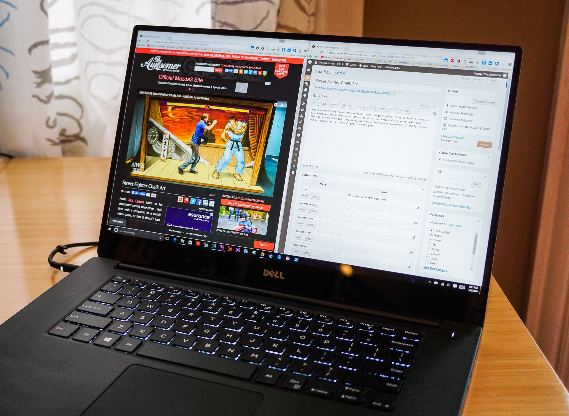 Dell XPS 15: Making Awesome(r) Things