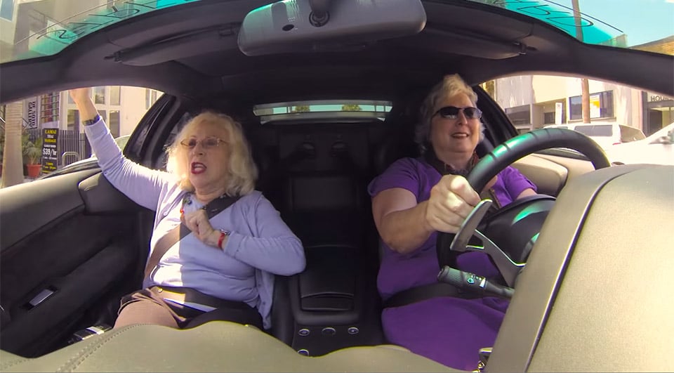 Two Grannies, One Lambo