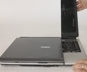 Laptop Cut in Half(-ish)