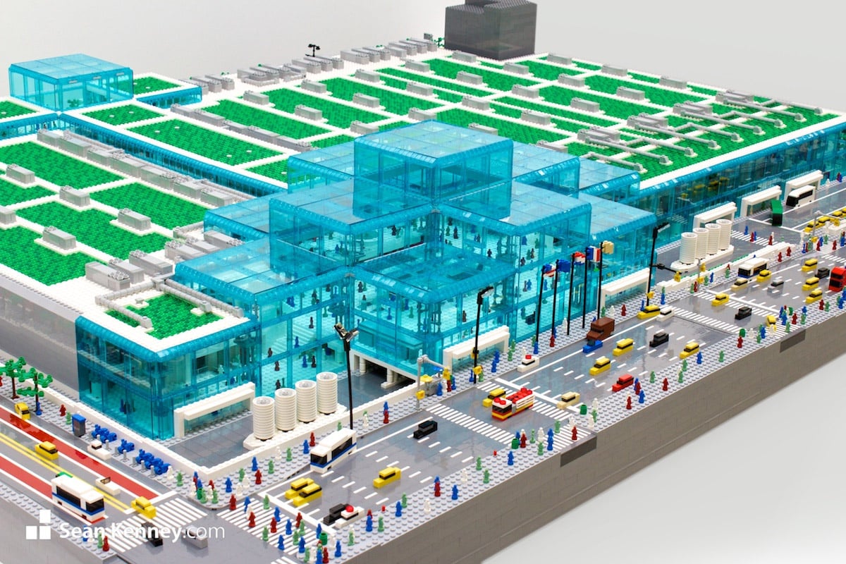 Building Javits Center in LEGO