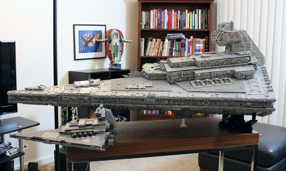 Massive LEGO Star Destroyer