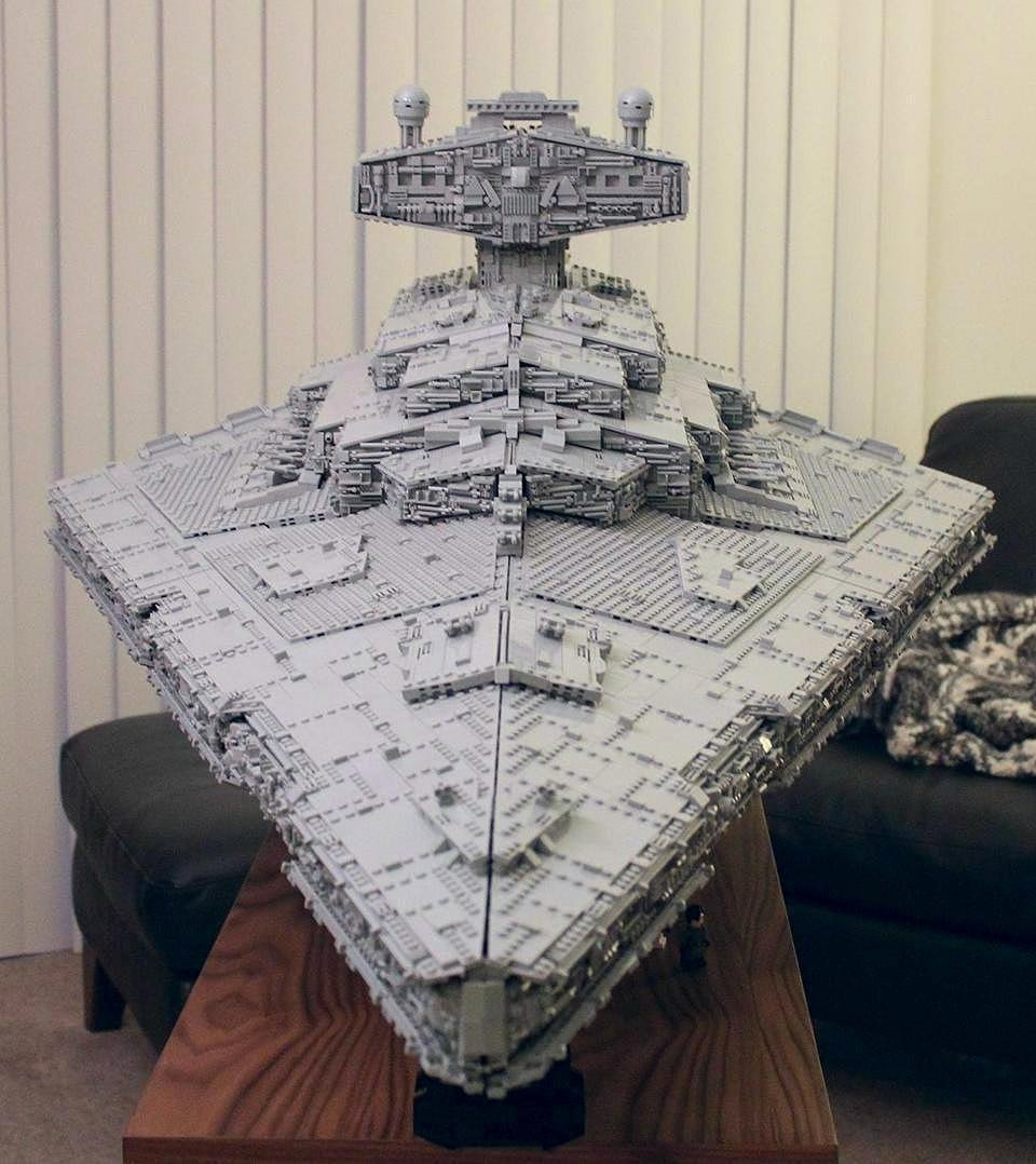 Massive LEGO Star Destroyer