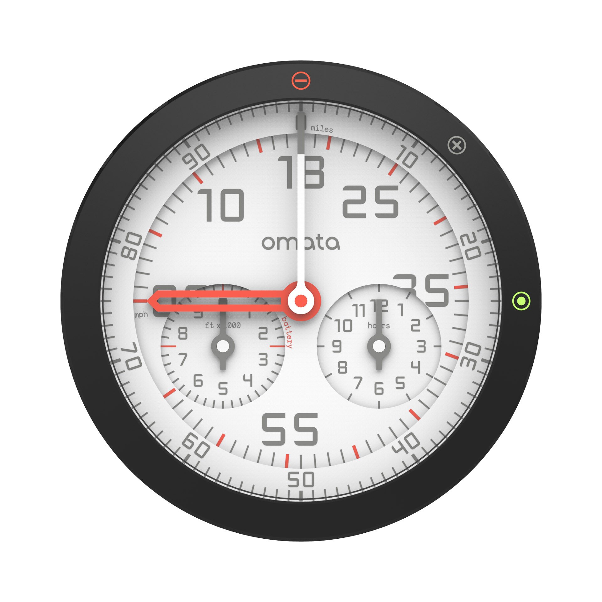OMATA One Analog GPS Speedometer