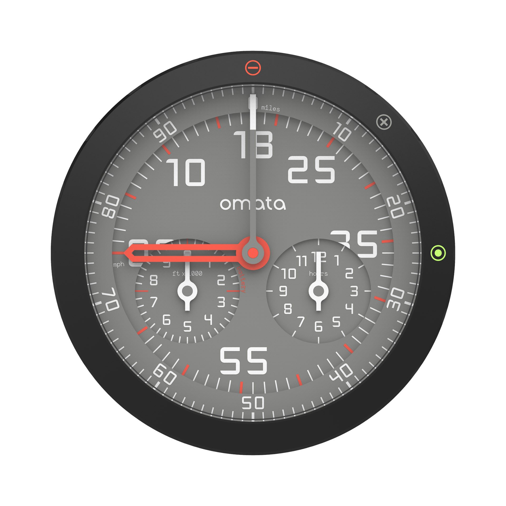 OMATA One Analog GPS Speedometer