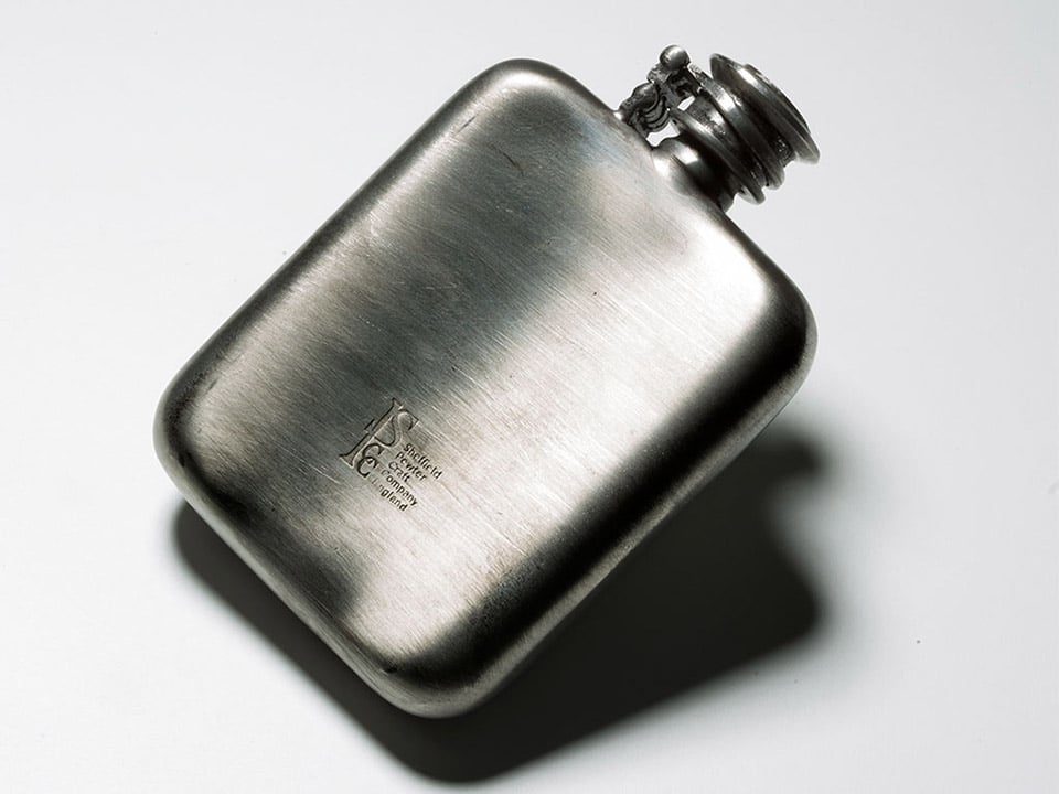 Vansh Poseidon Pewter Flask