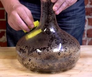 Cleaning a Vase with Magnets