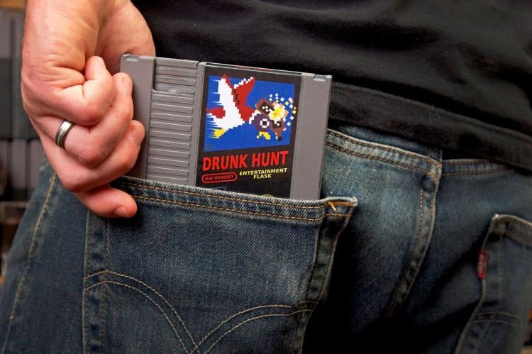 Deal: Video Game Cartridge Flask