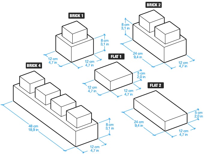 Edo Cardboard Building Blocks