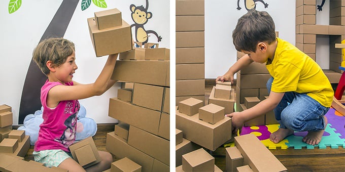 Edo Cardboard Building Blocks