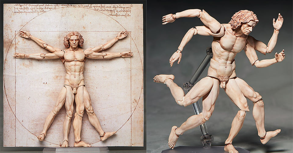 vitruvian man action figure