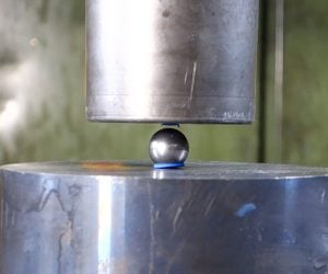 Hydraulic Press vs. Ball Bearing
