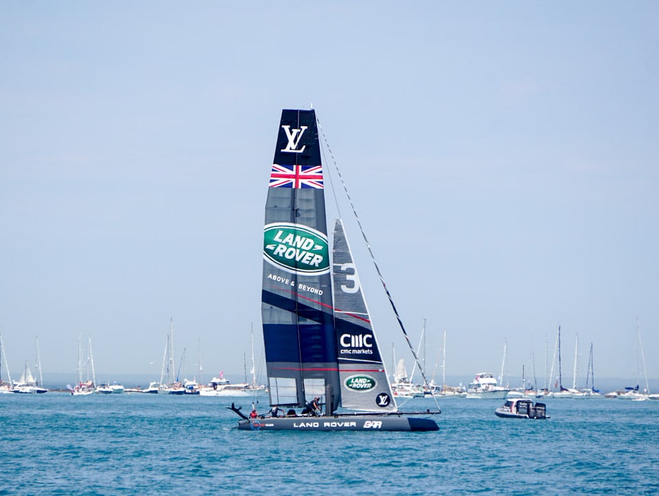 Sailing with Land Rover BAR