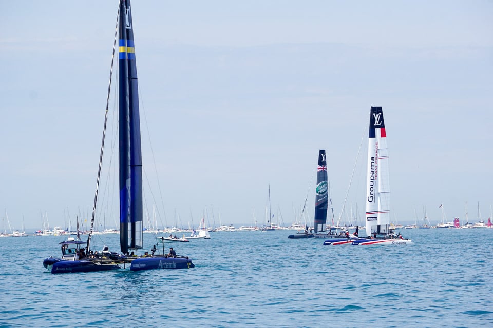 Sailing with Land Rover BAR