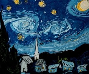 The Starry Night in Water