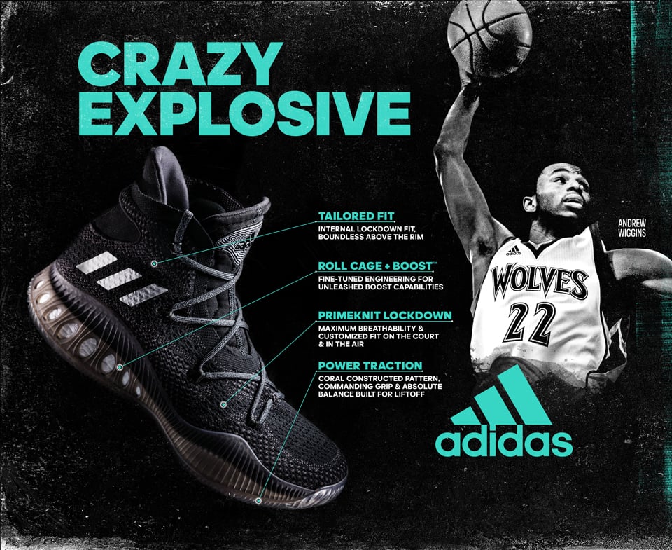 Adidas crazy shop explosive 2016 fit