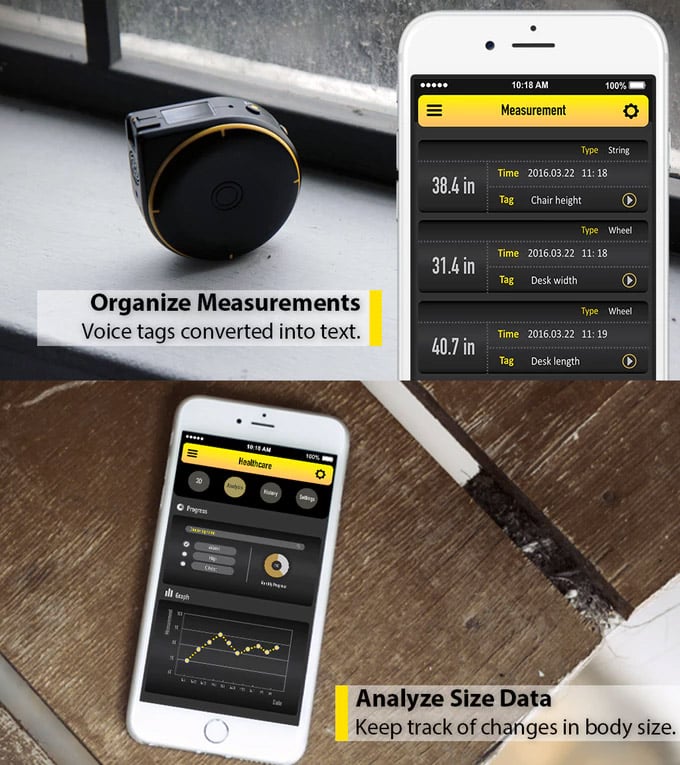 Bagel Smart Tape Measure